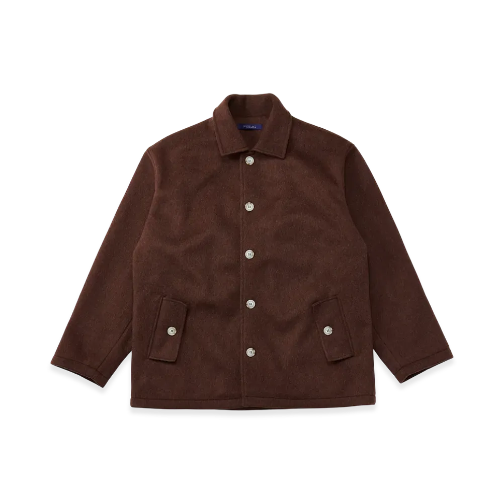 FEELS. Oversized Wool Coat "Brown"
