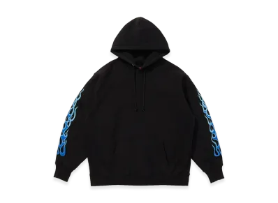 Hide and Seek 30Th Hooded Sweat Shirt "Black/Blue"