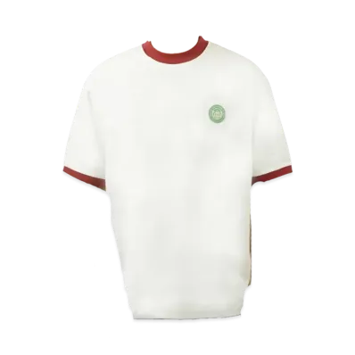 POLeR Psychedelic Relax Trim SS Tee "BrownWhite"