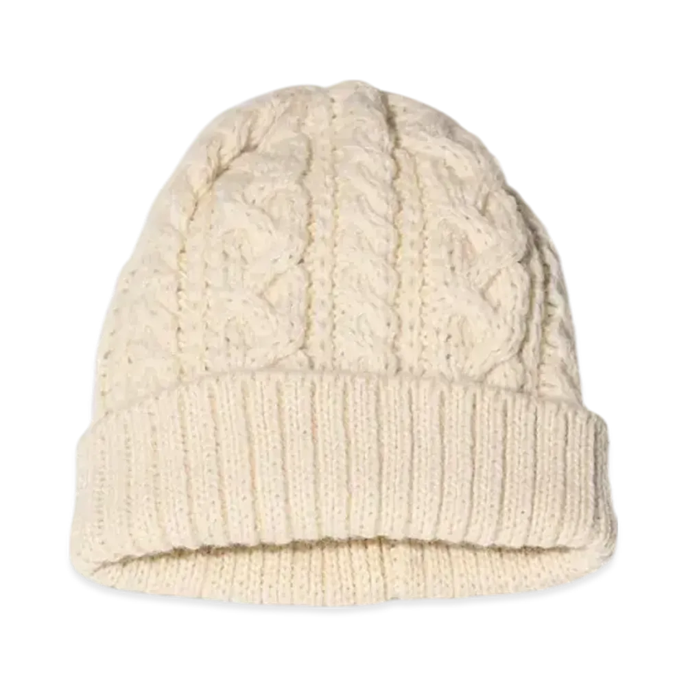 BEAMS Cable Watch Cap "Natural"