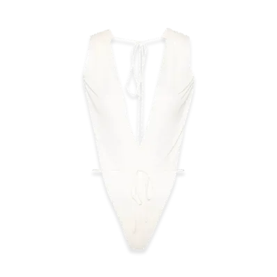 Saint Laurent Women's Bodysuit "Neutrals"