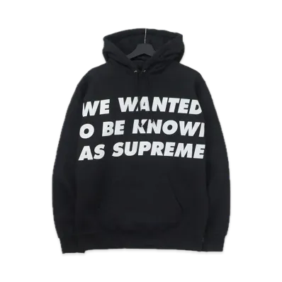 Supreme Known As Hooded Sweatshirt "Black"