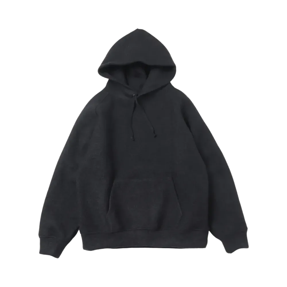 COMOLI Wool Felt Parka - 24AW "Charcoal"