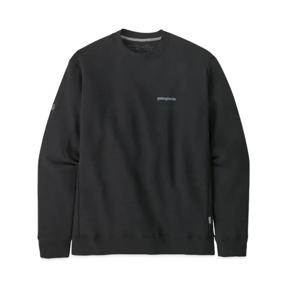 Patagonia Men's Fitzroy Icon Uprisal Crew Sweatshirt "Black"