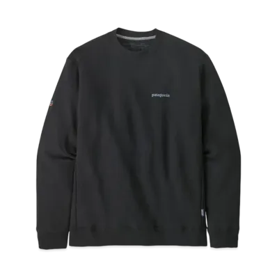 Patagonia Men's Fitzroy Icon Uprisal Crew Sweatshirt "Black"
