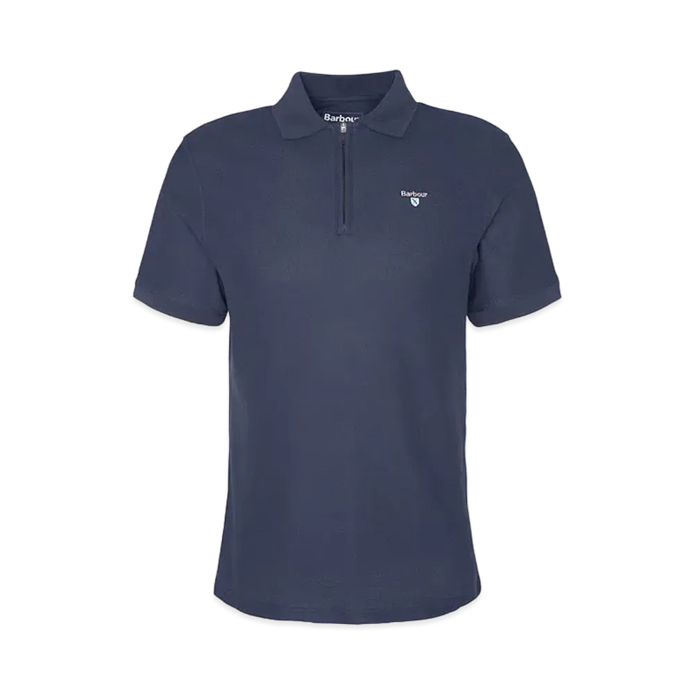 Barbour Half-Zip Polo Shirt "Navy"