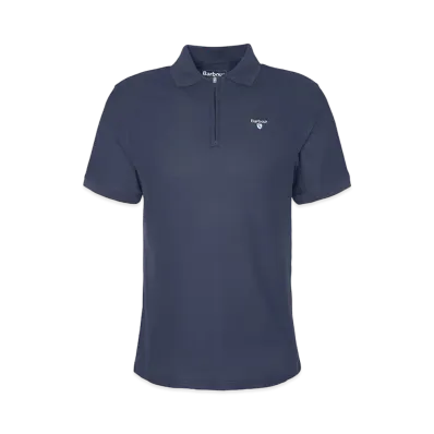 Barbour Half-Zip Polo Shirt "Navy"