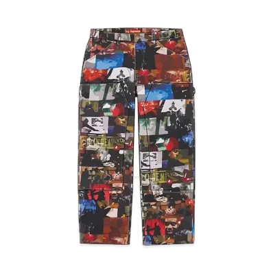 Supreme Nas and DMX Collage Double Knee Denim Painter Pant "Multi"