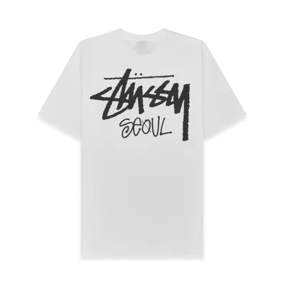 Stussy Stock Seoul Tee "White"
