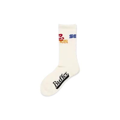 Buffer x Sega Sports Rib Socks Sega Shinobi "White"
