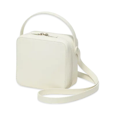 AURALEE Leather Shoulder Bag Made By Aeta "White"
