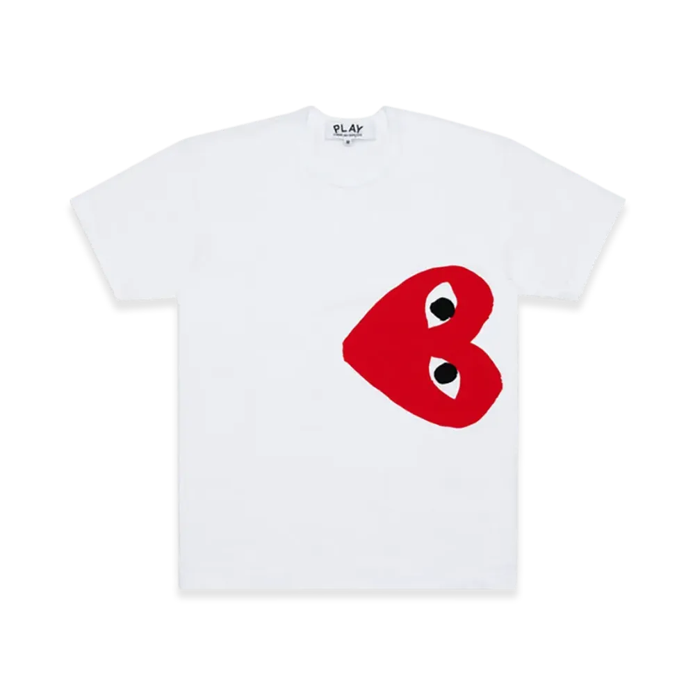 PLAY COMME des GARCONS Cotton Jersey Print/Red x Black "White"