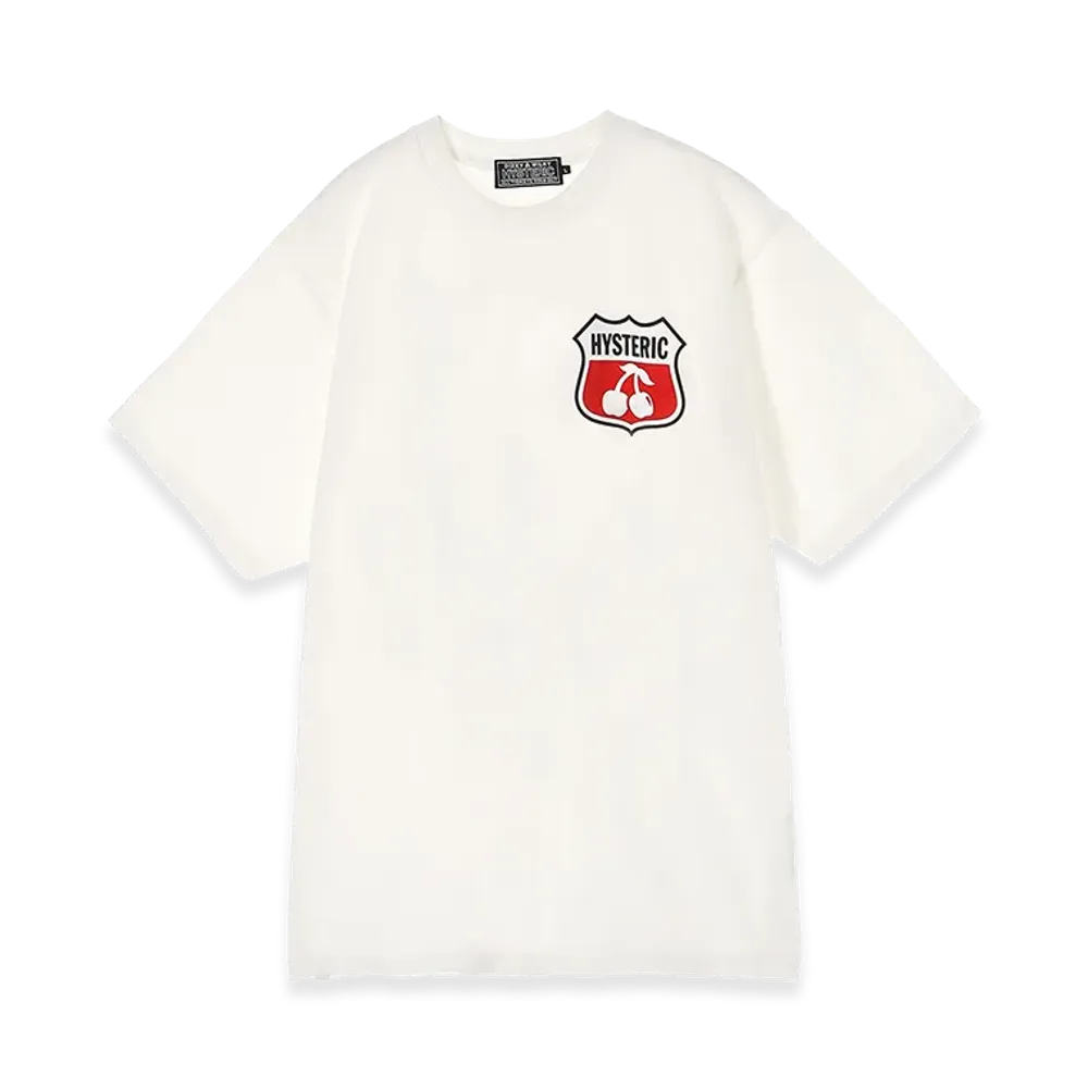 HYSTERIC GLAMOUR Hysteric Cherry Tee "White"
