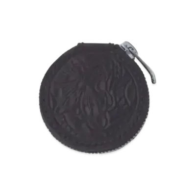 PORTER CLASSIC x Heaven and Hell Hand Carved Leather Coin Case By KICHIZO "Black"