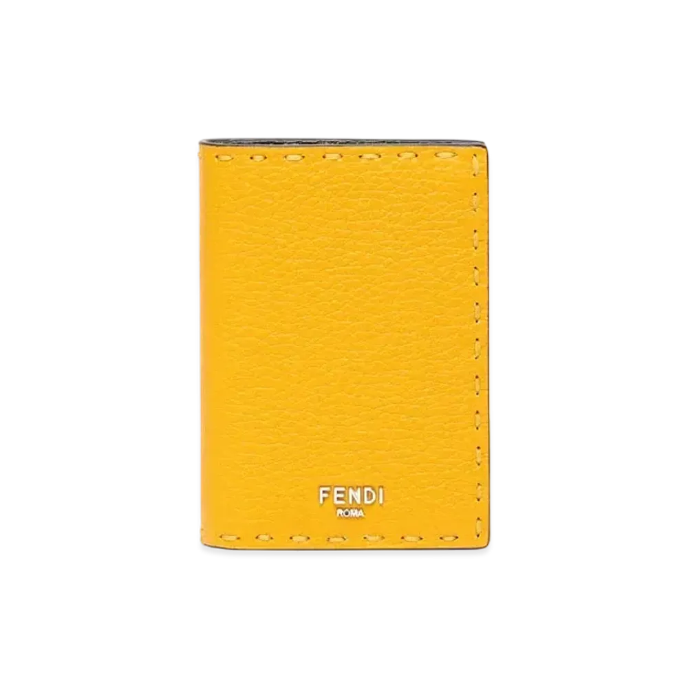 FENDI Card Holder Selleria "Yellow"