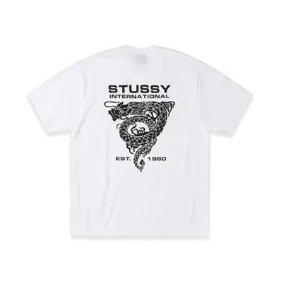 Stussy Dragon Tee "White"