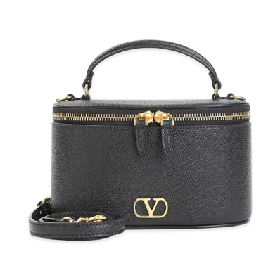 Valentino Garavani Women's Calf Leather Shoulder Bag "Black"