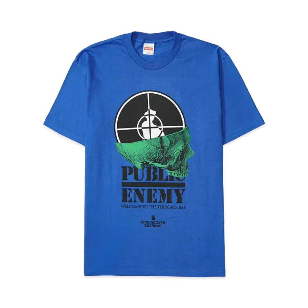 Supreme x UNDERCOVER Public Enemy Terrordome Tee "Royal"