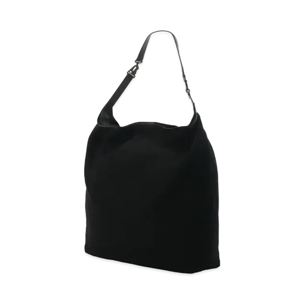 Yohji Yamamoto Y's T/W1/60 GABARDINE CHAIN STITCH 2WAY SHOULDER BAG "Black"