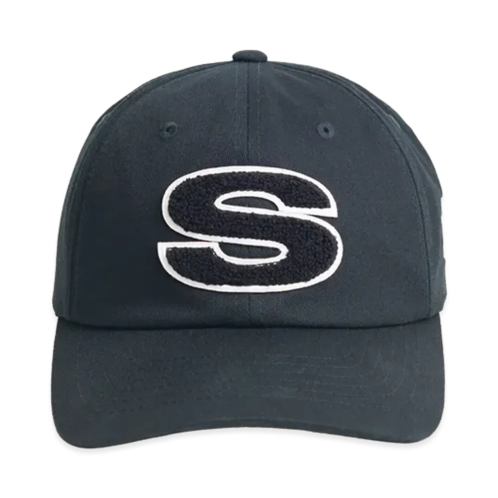 Stussy Low Profile Chenille S Snapback "Onyx"