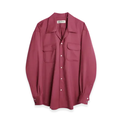 OUR LEGACY Poco Shirt "Pink Fluid Wool"