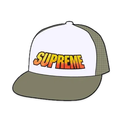 Supreme Gradient Mesh Back 5-Panel "Olive"