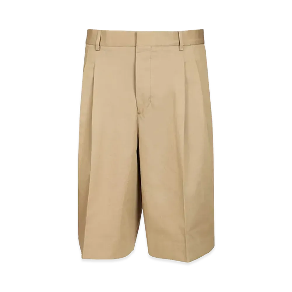 AMI PARIS Wide-Leg Bermuda Shorts "Neutrals"