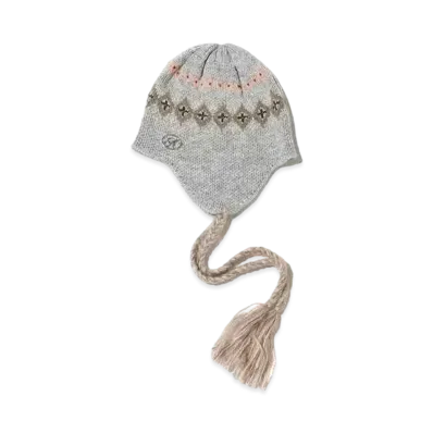atmos Pink Nordic pattern knit hat "Gray"