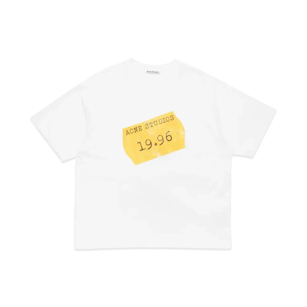 Acne Studios Logo T-Shirt "Optic White"