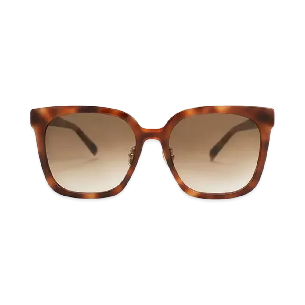 CHARLES & KEITH Open Wire Square Acetate Sunglasses "T.Shell"