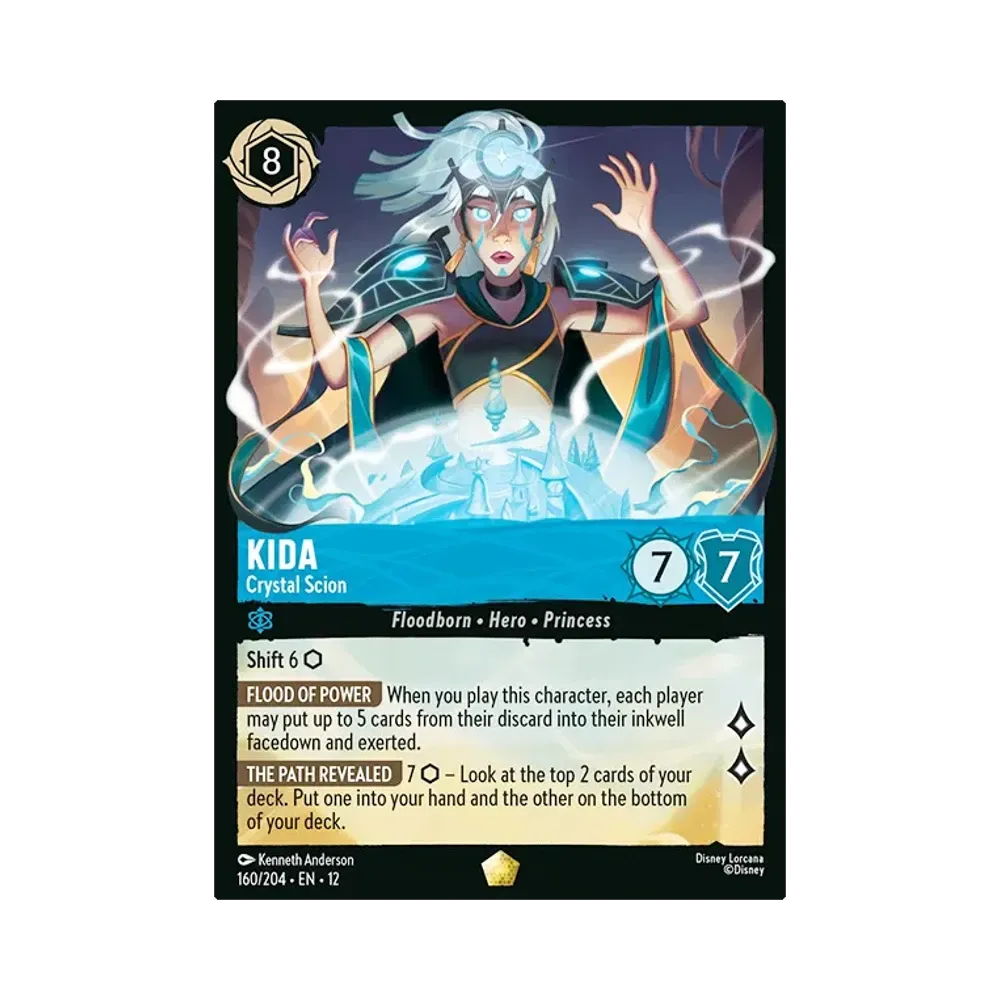 キーダ - クリスタルを継ぐもの レジェンダリー [160/204•EN•12]【英語版】(ブースターパック「未知なる彼方へ!」)