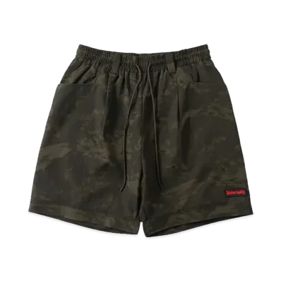 Student Apathy pattern half pants "Khaki"