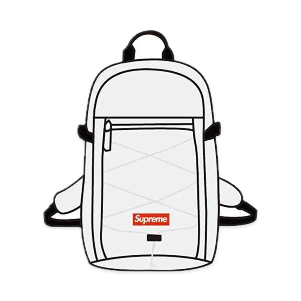 Supreme 17FW Backpack "White"