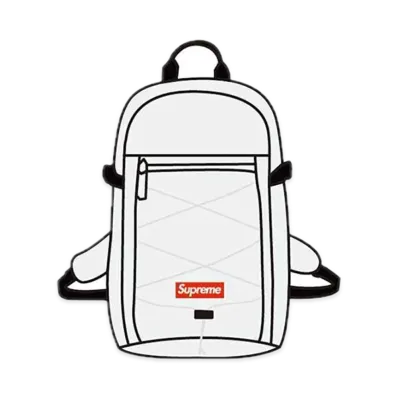 Supreme 17FW Backpack "White"