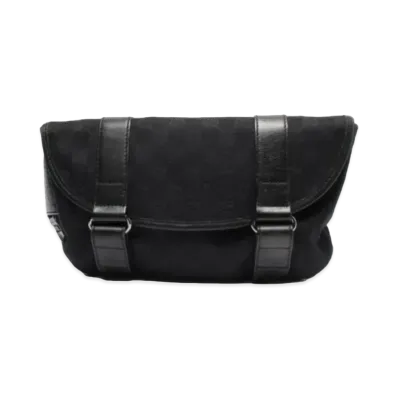 GUCCI GG Canvas Waist Bag "Black"