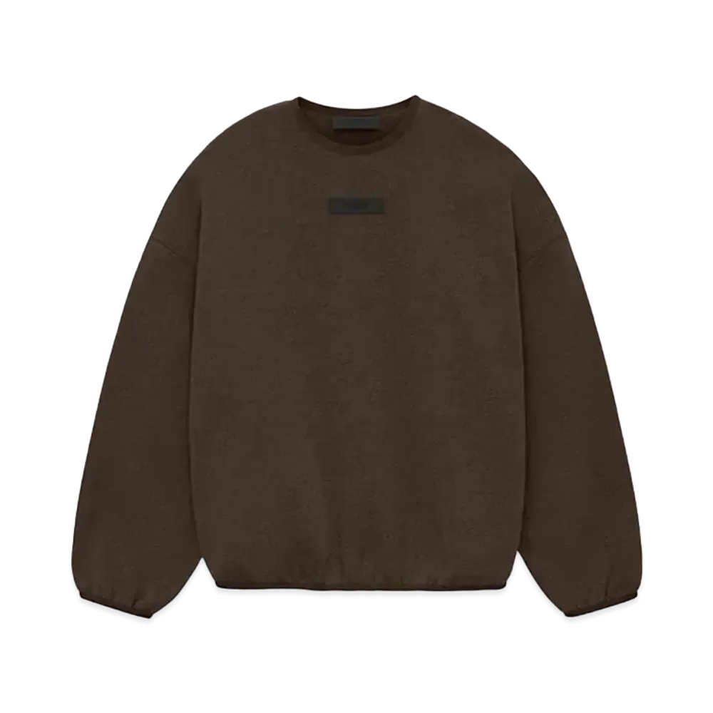 FEAR OF GOD ESSENTIALS Crewneck "Heather Wood"