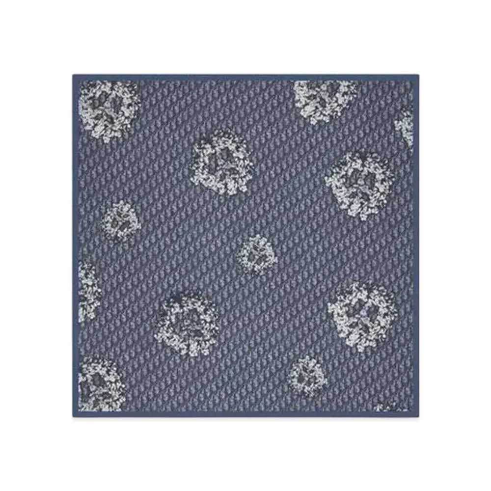 Dior Tears Bandana (Silk) "Navy Blue/Light Gray"
