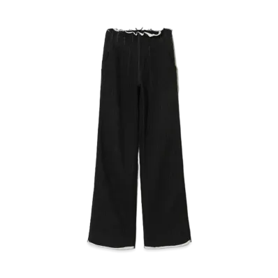 UNDERCOVER Transfer Print Sweatshirt X Tweed Tuck Pants "Black"