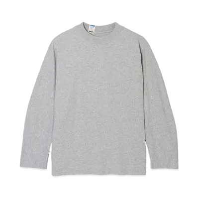 Champion x N.HOOLYWOOD Long Sleeve T-Shirt "Oxford Gray"