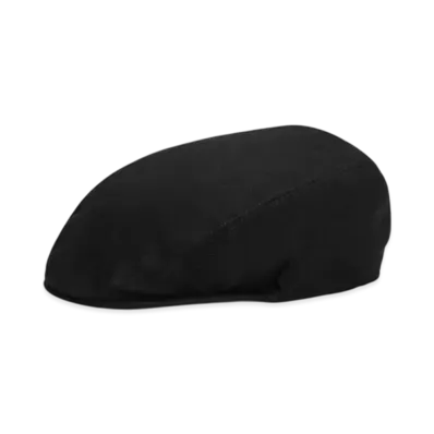 DOLCE&GABBANA Cotton Flat Cap With Logo Tag "Black"