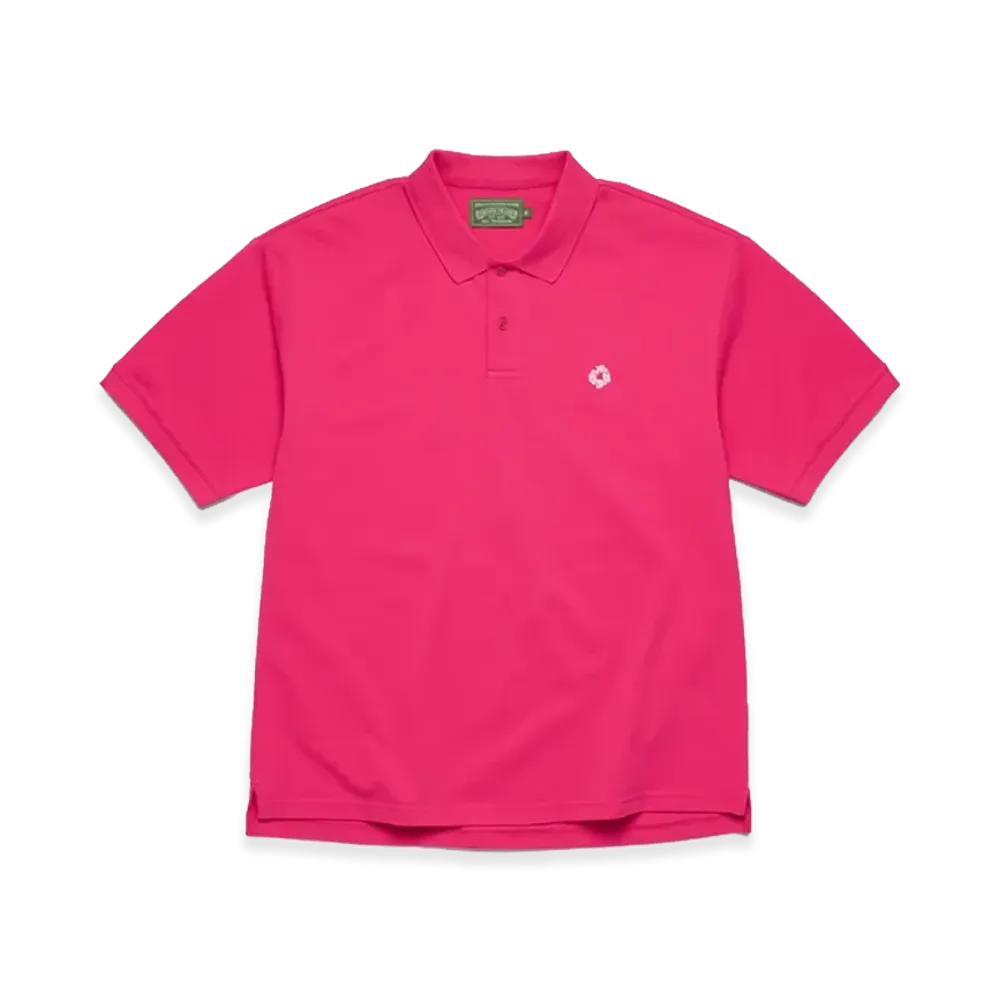 DENIM TEARS Wreath Polo "Pink"