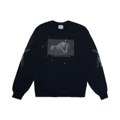 SOMEIT SACRIFICE Vintage Sweat Shirts "BLACK"