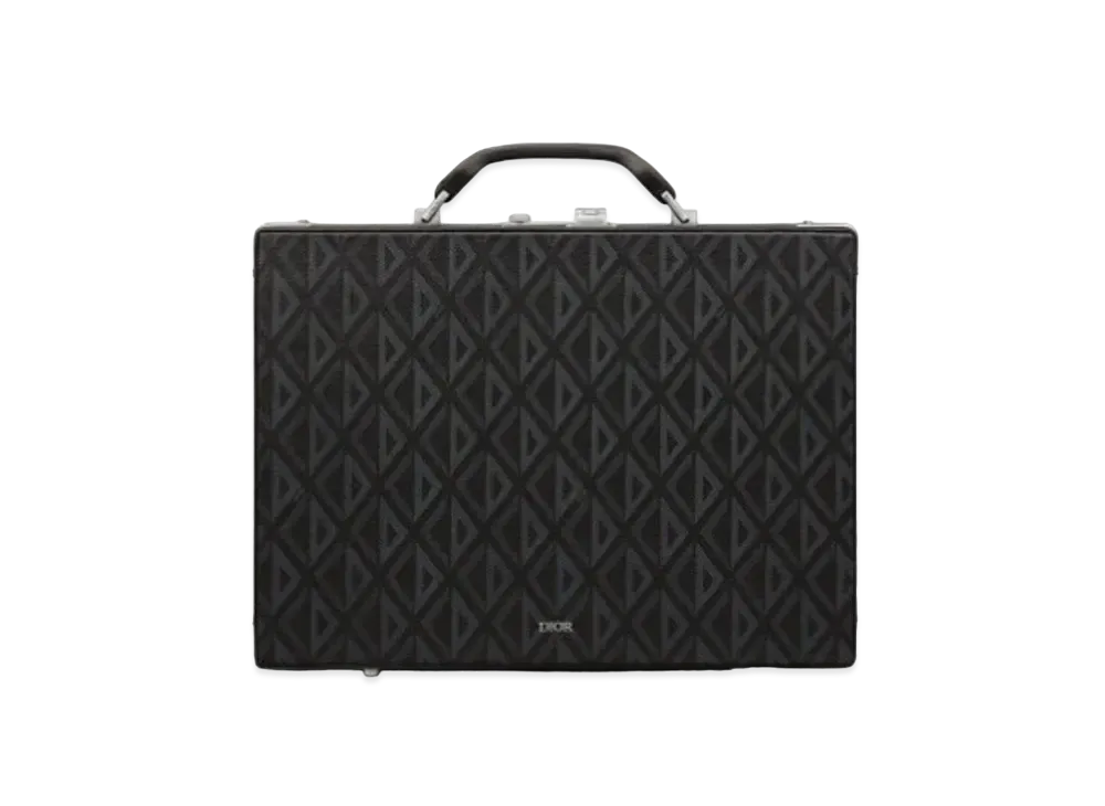 ディオール ロック ブリーフケース CD ダイアモンド キャンバス