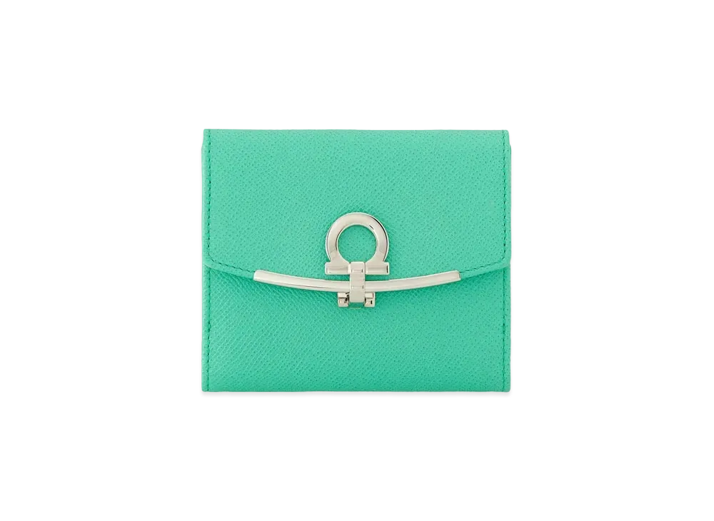 Salvatore Ferragamo Bi-Fold Wallet "Fresh Mint"