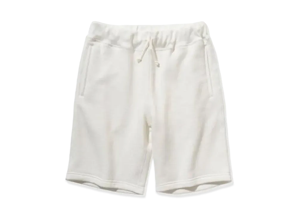 THE REAL McCOY'S 9oz. LOOPWHEEL SWEATSHORTS "Milk"