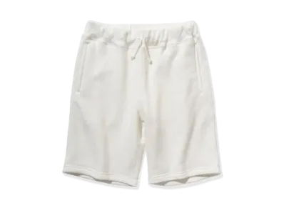 THE REAL McCOY'S 9oz. LOOPWHEEL SWEATSHORTS "Milk"