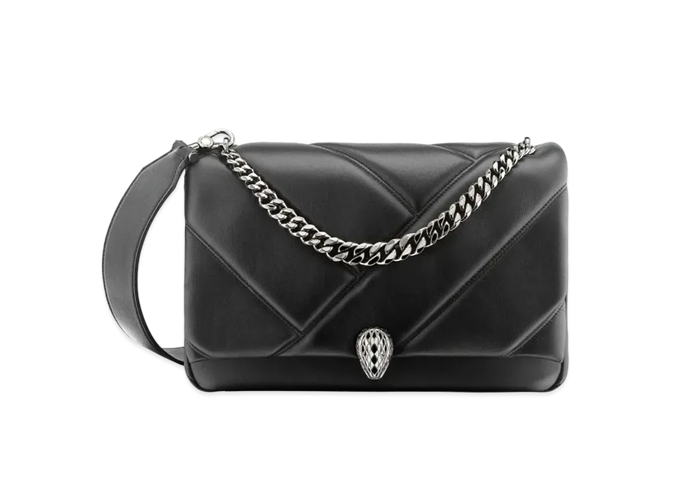 BVLGARI Serpenti Cabochon Crossbody Bag "Black"