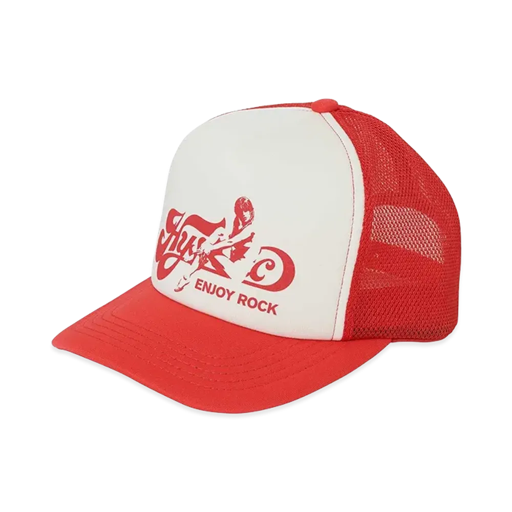 HYSTERIC GLAMOUR Enjoy Rock Mesh Cap "Red"