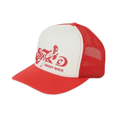 HYSTERIC GLAMOUR Enjoy Rock Mesh Cap "Red"