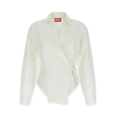 Diesel Women's C-Delphos-S3 Shirt "Gray"